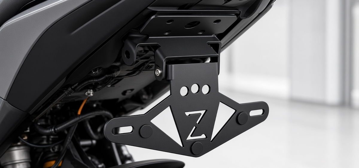 ZXMOTO 500RR Short Tail installed on the ZX-500RR, scene close-up