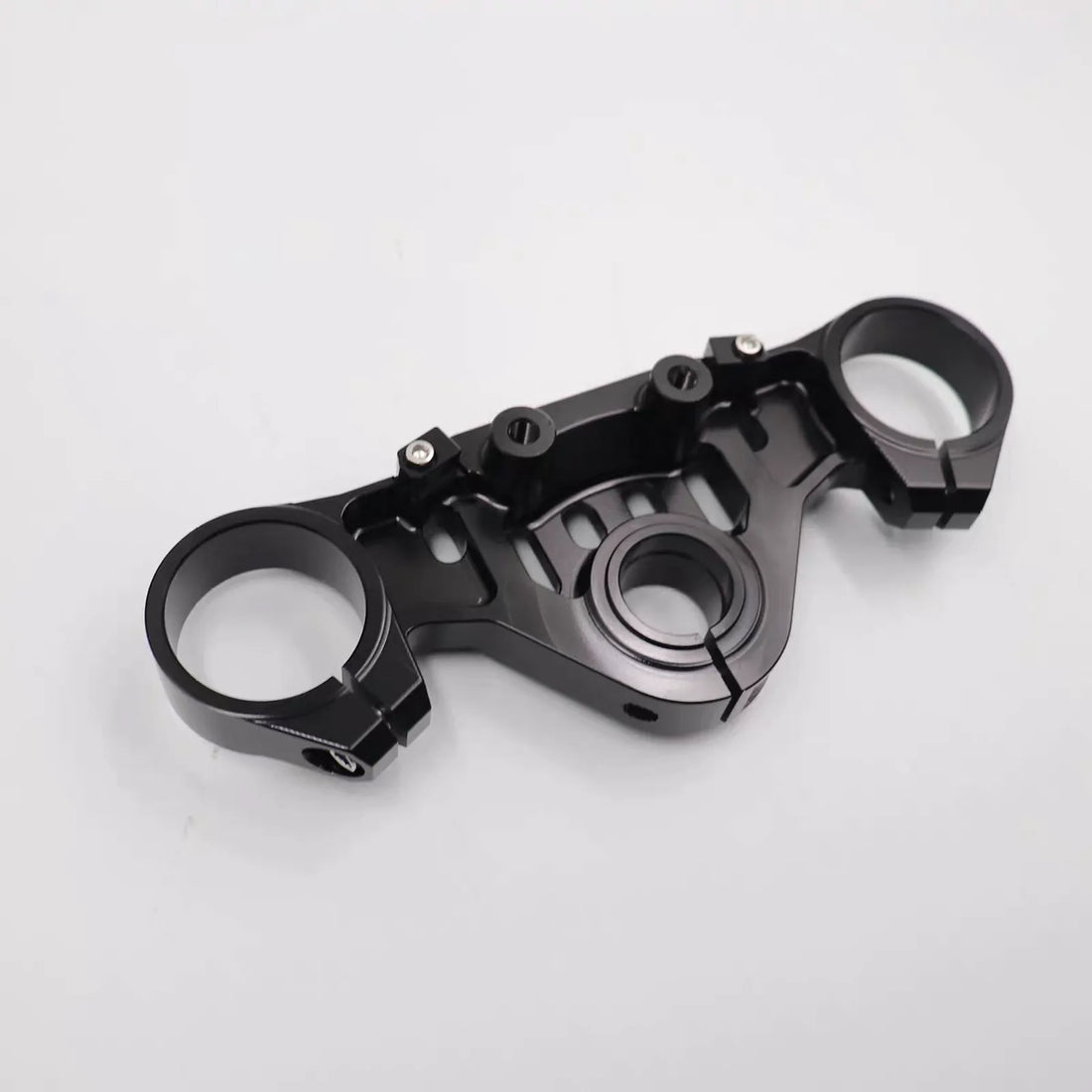CF 675SR Top Triple Clamp + Clip-On Handlebars, product photo