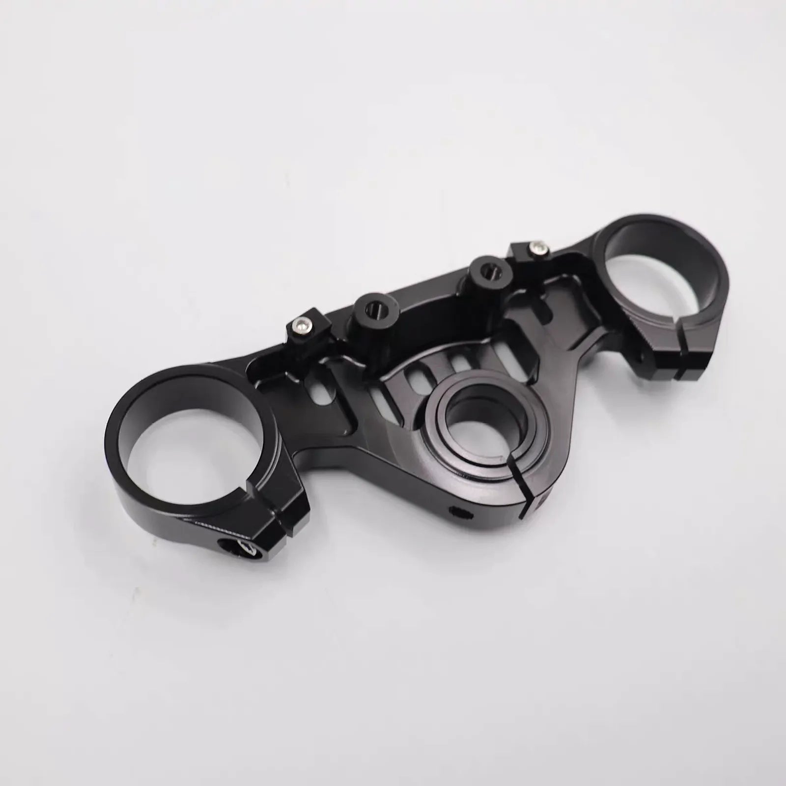 CF 675SR Top Triple Clamp + Clip-On Handlebars, product photo