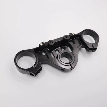 CF 675SR Top Triple Clamp + Clip-On Handlebars, product photo