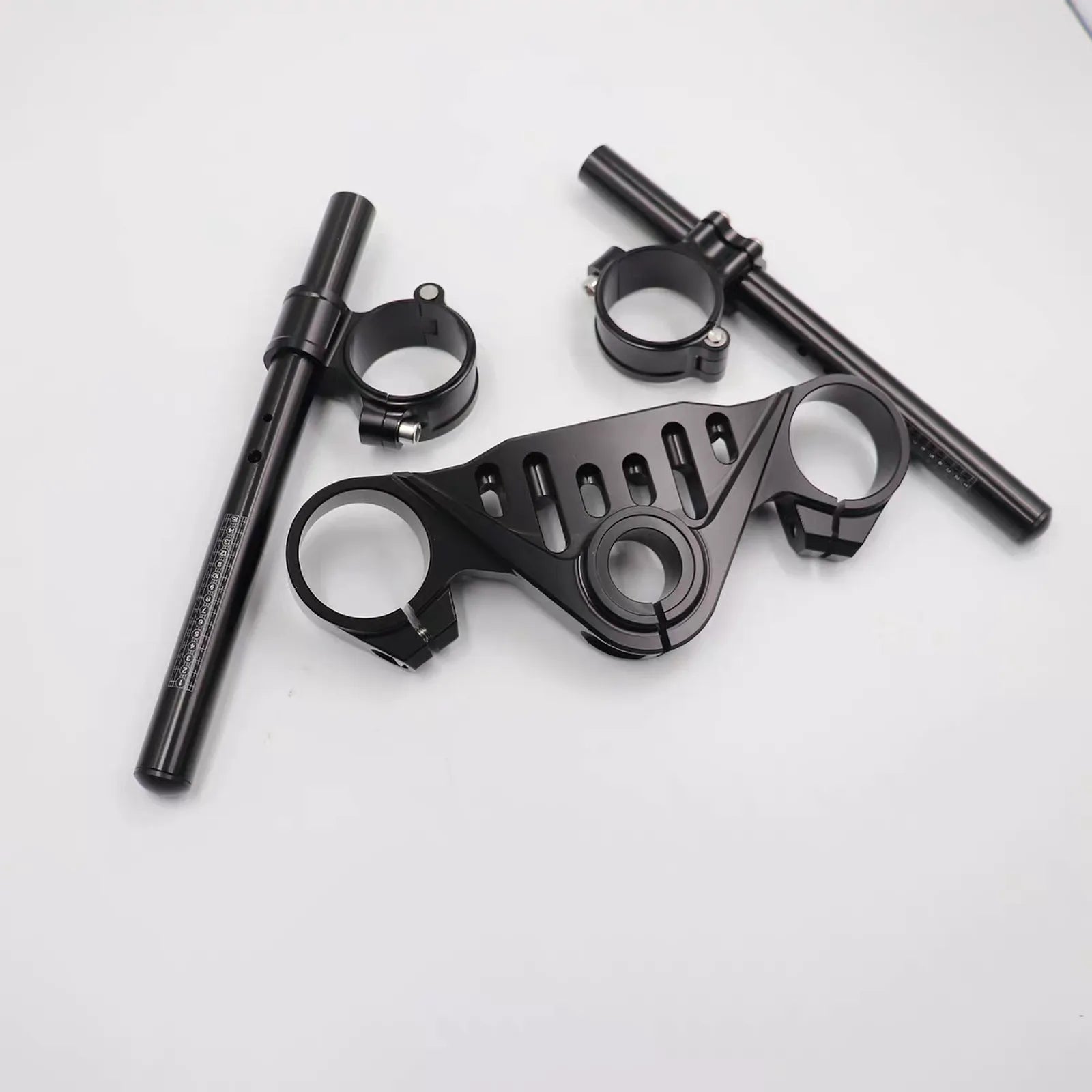 CF 675SR Top Triple Clamp + Clip-On Handlebars, photo 2 of 13