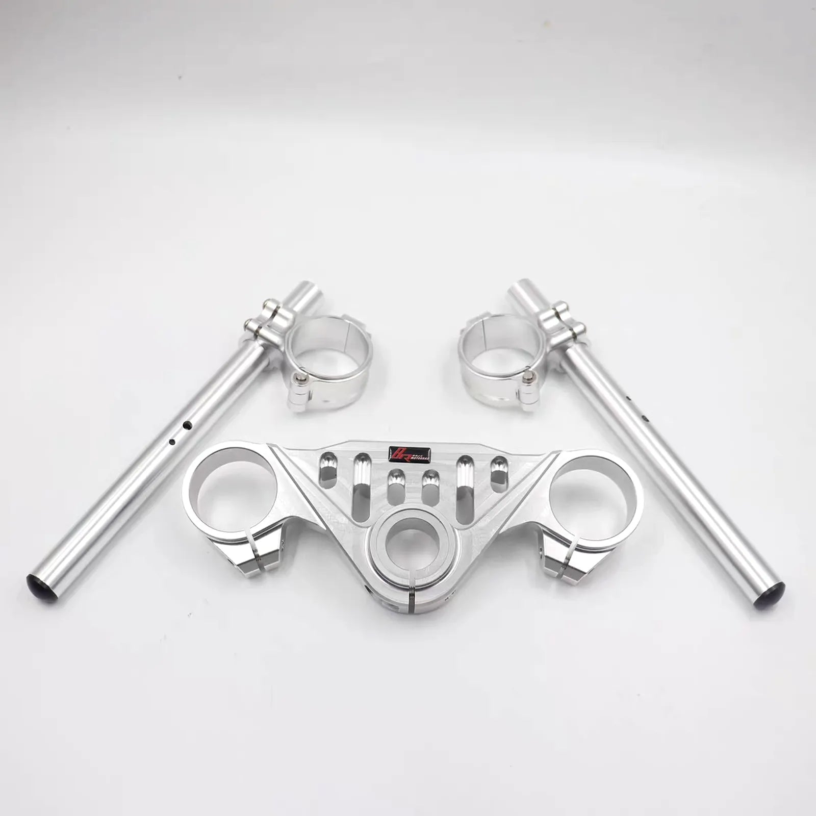 CF 675SR Top Triple Clamp + Clip-On Handlebars, photo 3 of 13