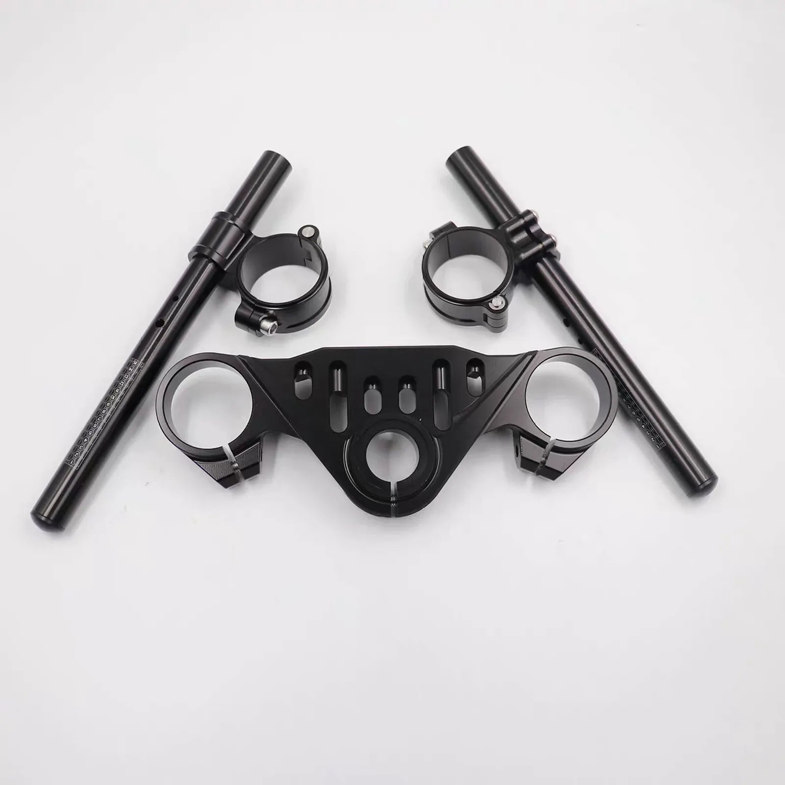 CF 675SR Top Triple Clamp + Clip-On Handlebars, photo 4 of 13