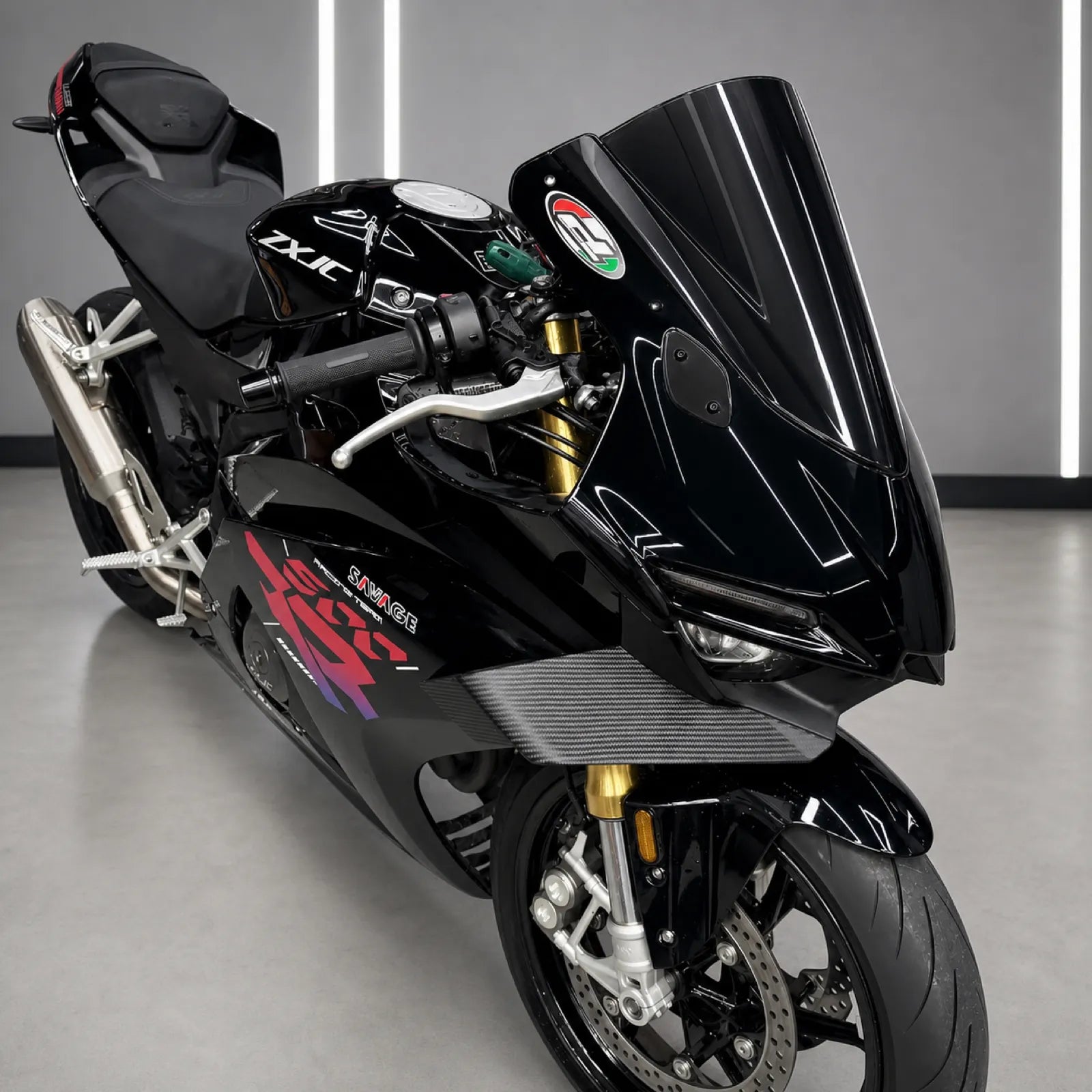 ZX-500RR Tall Windshield, photo 5 of 12