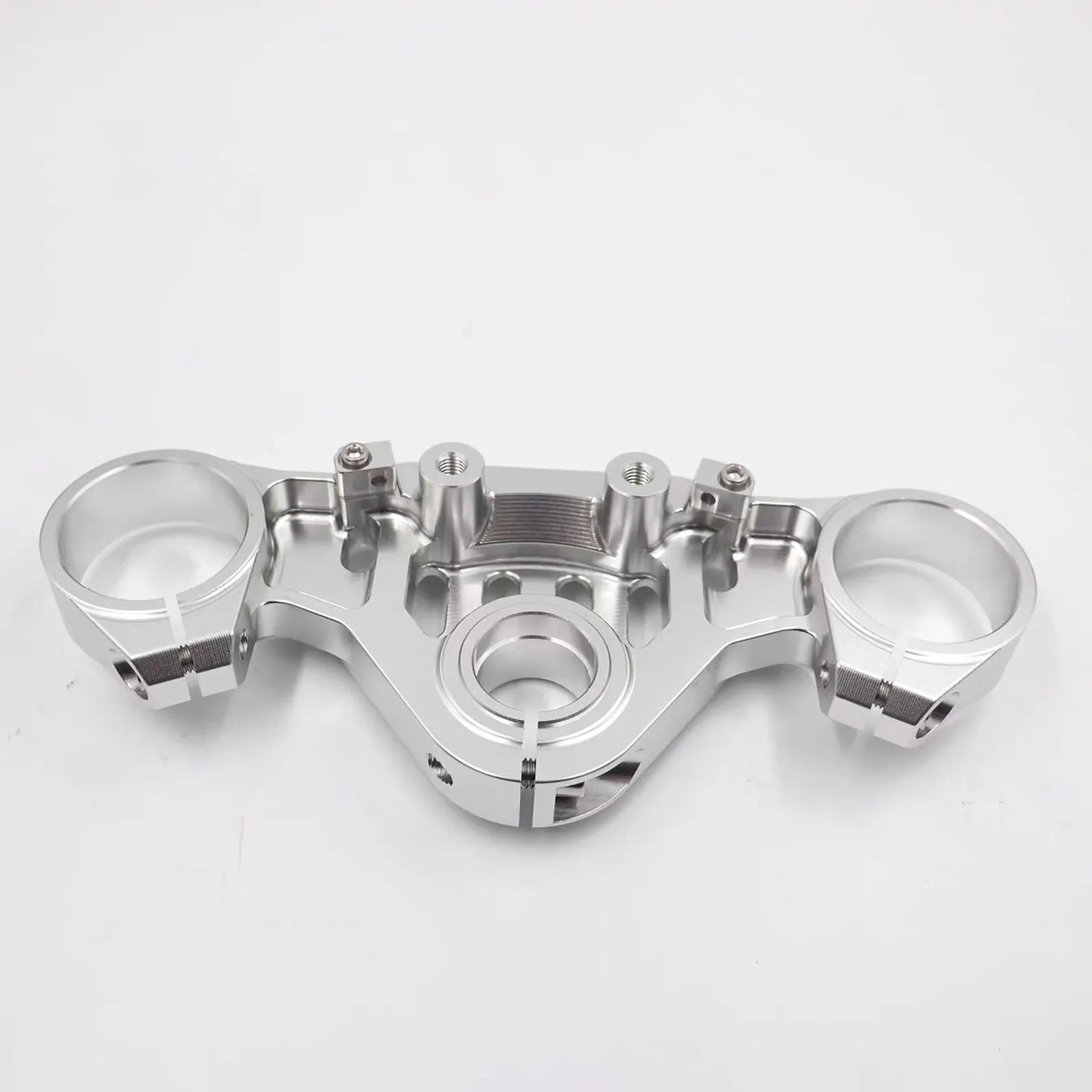 CF 675SR Top Triple Clamp + Clip-On Handlebars, photo 5 of 13