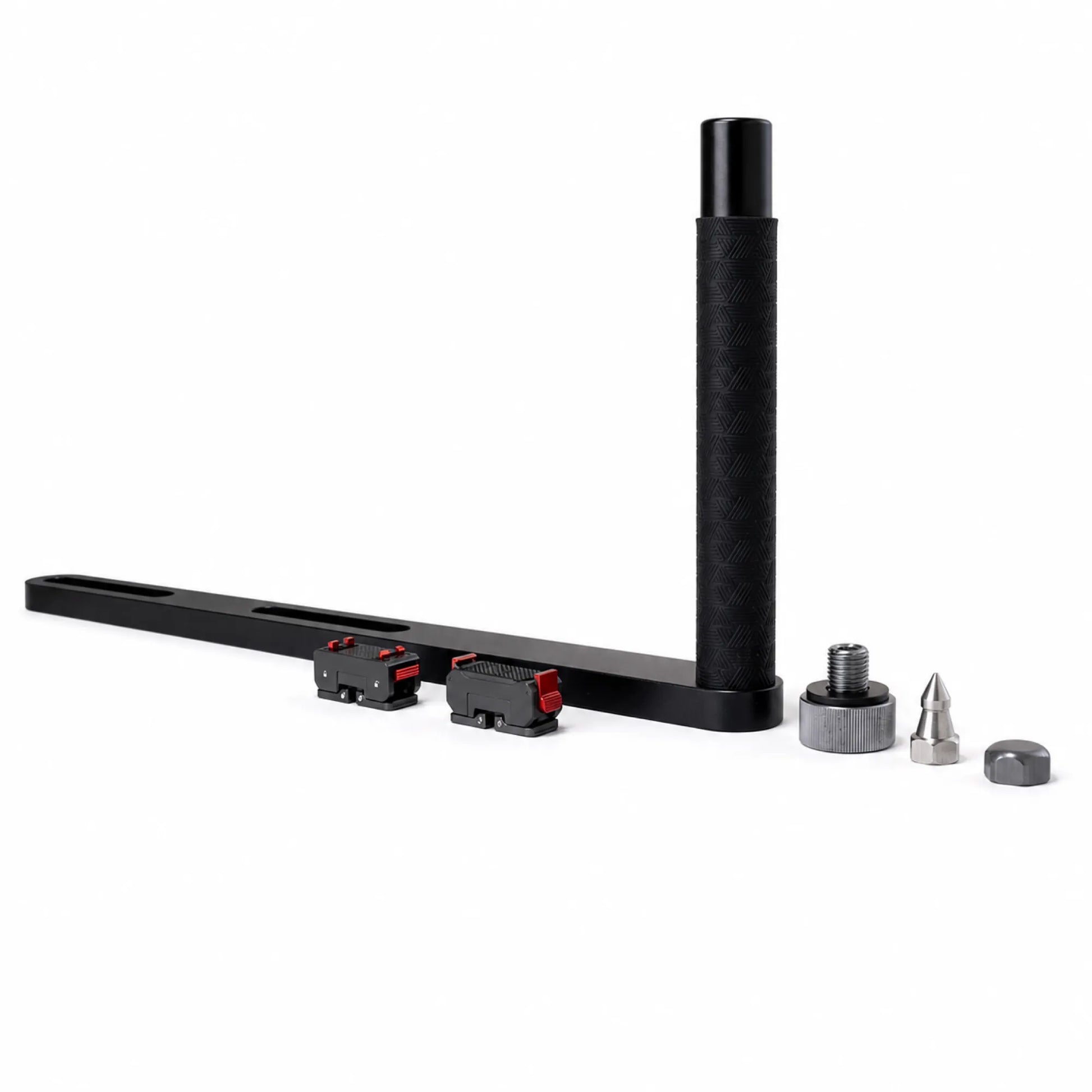 3-in-1 metal motorcycle flag pole mount with trekking pole and action camera adapter, photo 4 of 12