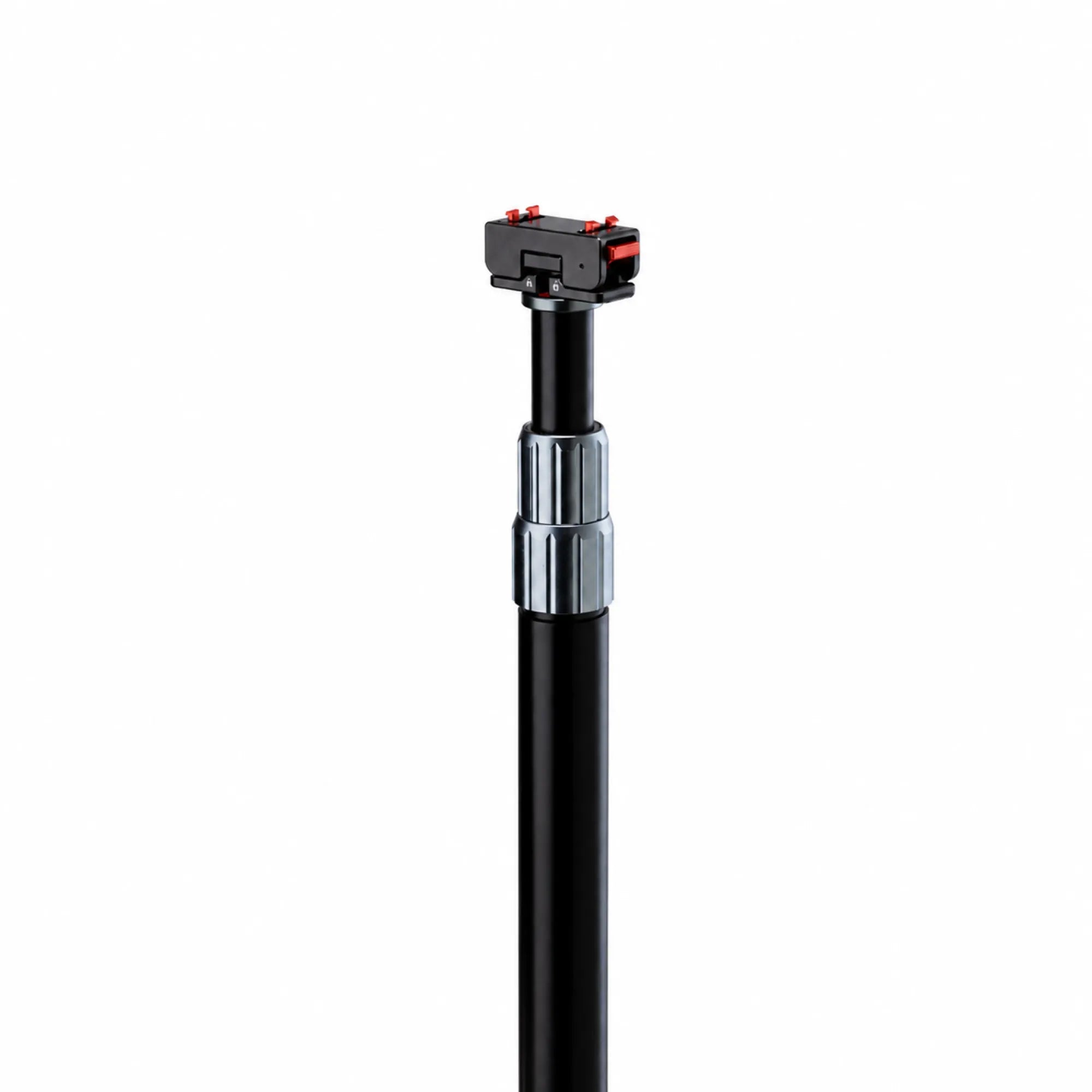 3-in-1 metal motorcycle flag pole mount with trekking pole and action camera adapter, photo 2 of 12