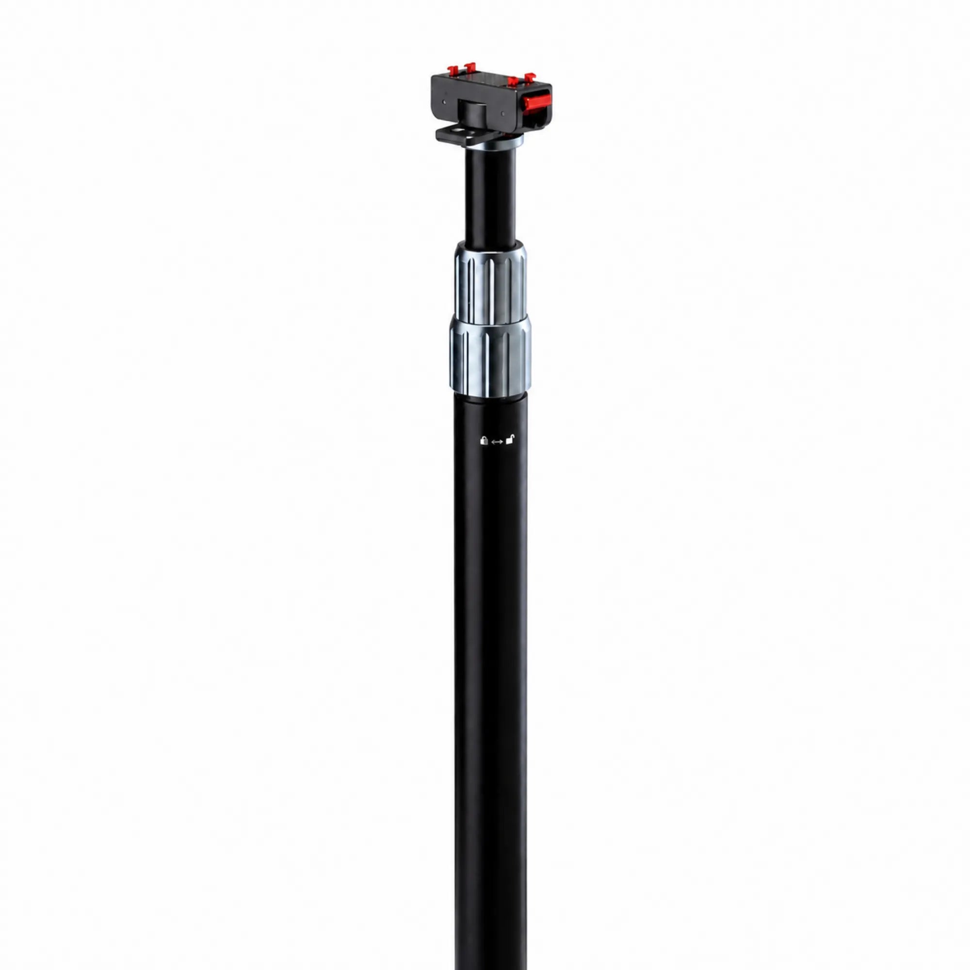 3-in-1 metal motorcycle flag pole mount with trekking pole and action camera adapter, photo 6 of 12