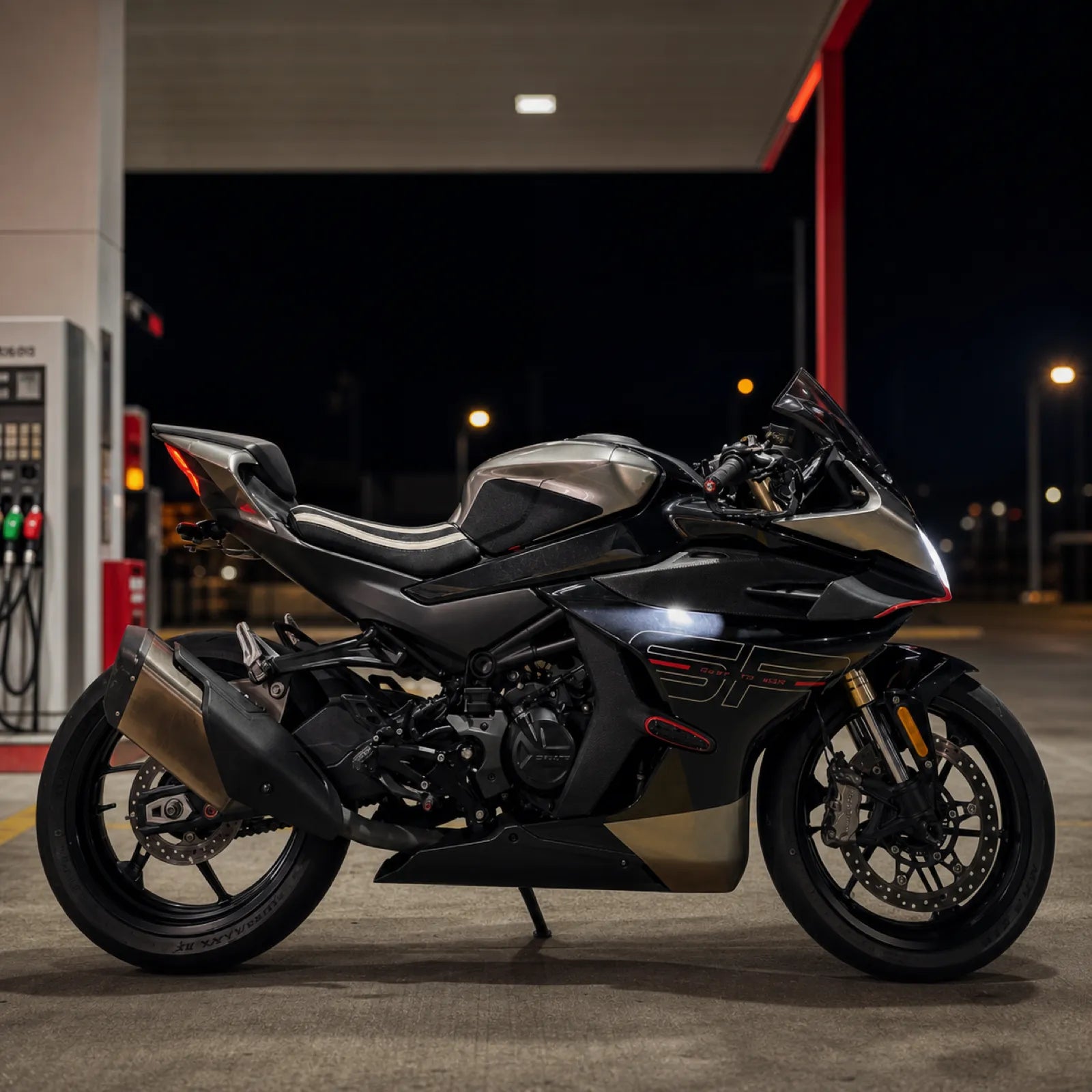CF 450SR Half-Wrap Tank Cover, photo 4 of 10