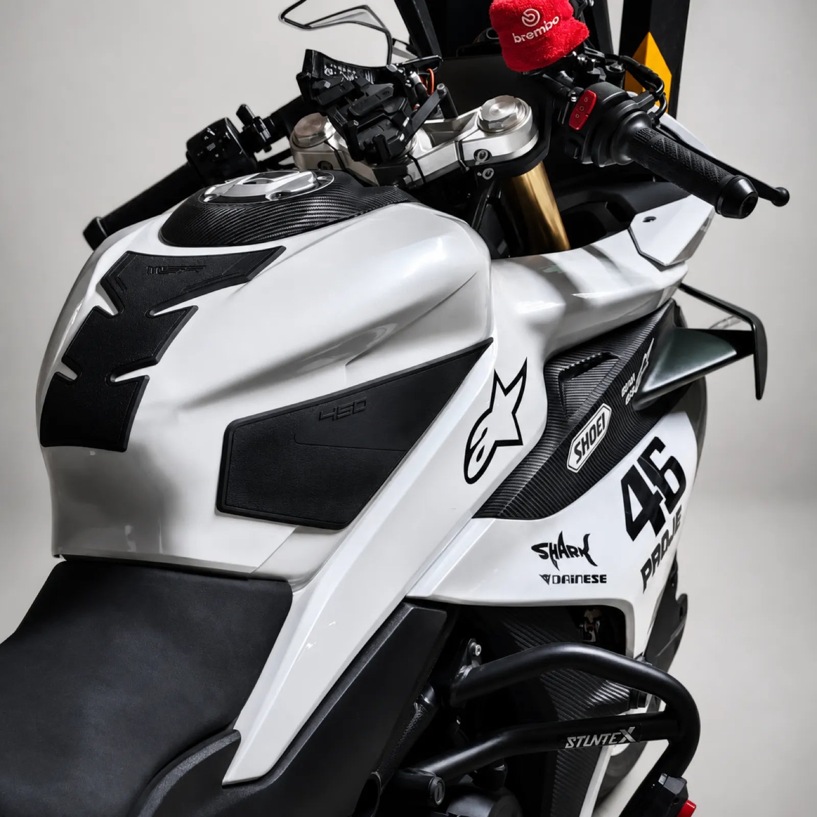 CF 450SR Half-Wrap Tank Cover, photo 7 of 10