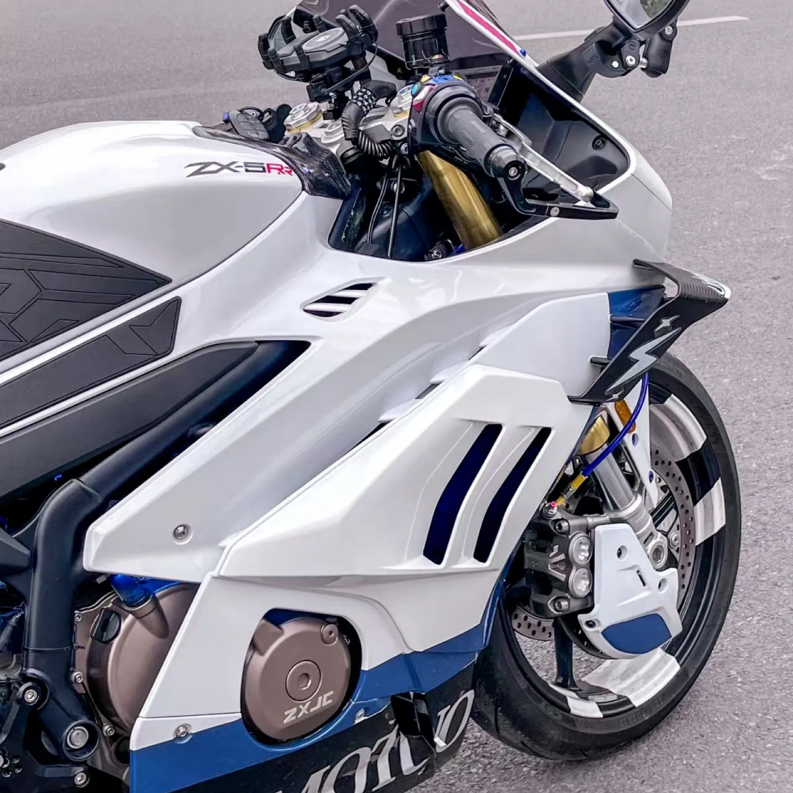 ZX-500RR Shark Fin Side Panel, photo 5 of 13