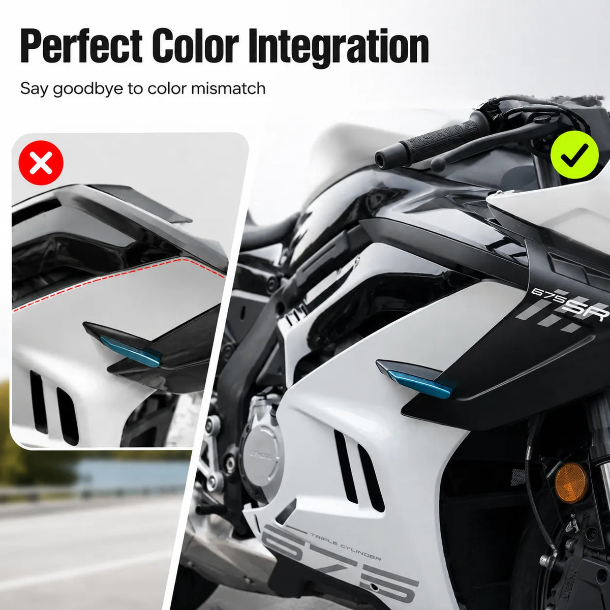 CFMOTO 675SR-R Side Panel, photo 4 of 11