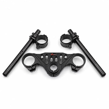 CFMOTO 675SR-R Top Triple Clamp + Clip-On Handlebars, product photo