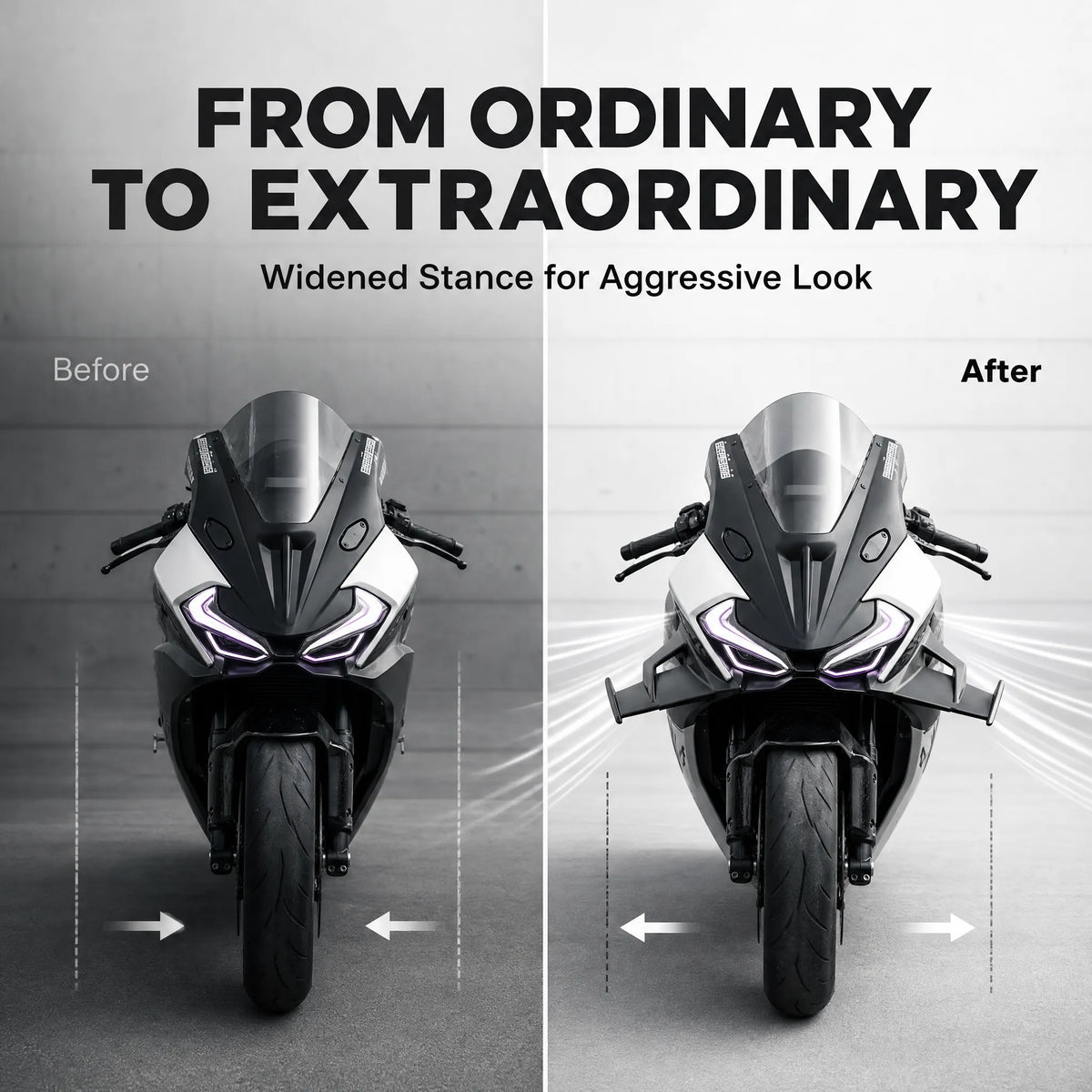 CFMOTO 675SR-R V4 Side Winglet, photo 8 of 11