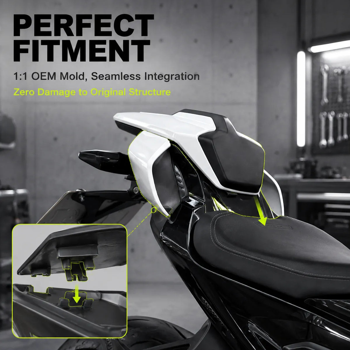 CFMOTO 675SR-R Seat Cowl, photo 3 of 10