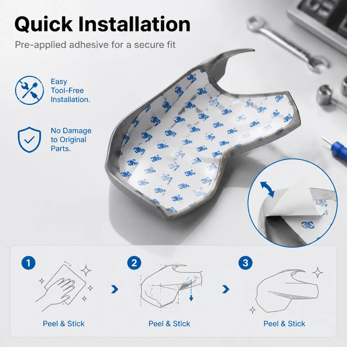 CFMOTO 450SR Half-Wrap Tank Cover, photo 6 of 10