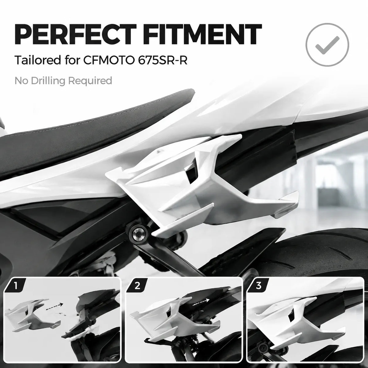 CFMOTO 675SR-R V4 Side Winglet, photo 4 of 11
