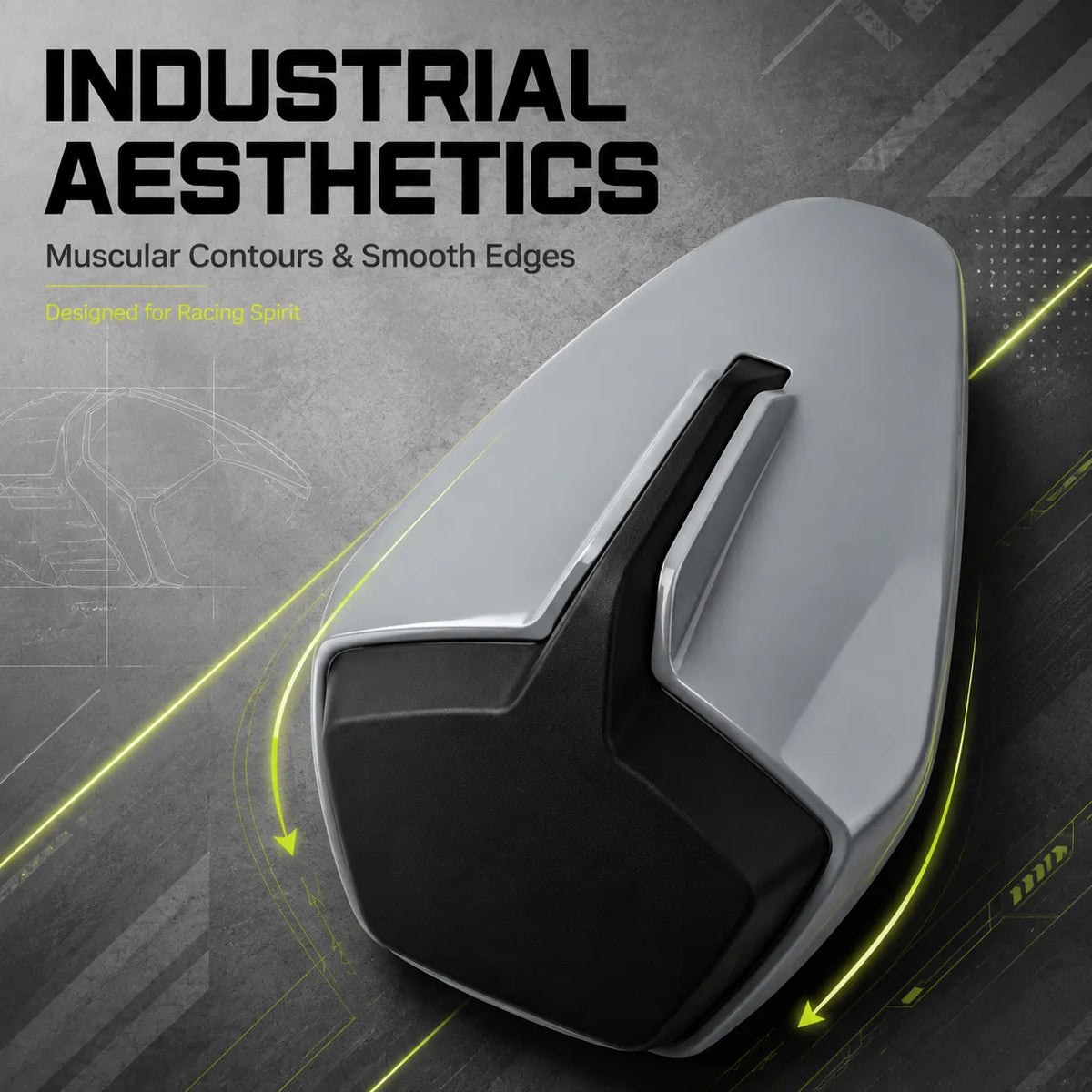 CFMOTO 675SR-R Seat Cowl, photo 4 of 10