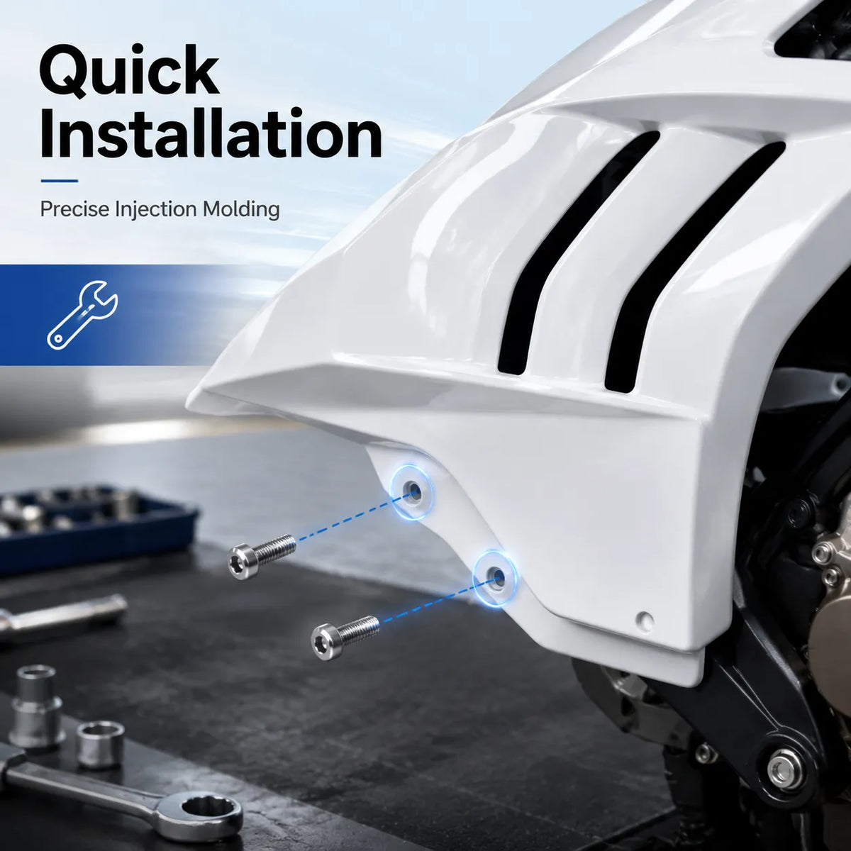 ZXMOTO 500RR Shark Fin Side Panel, photo 6 of 10