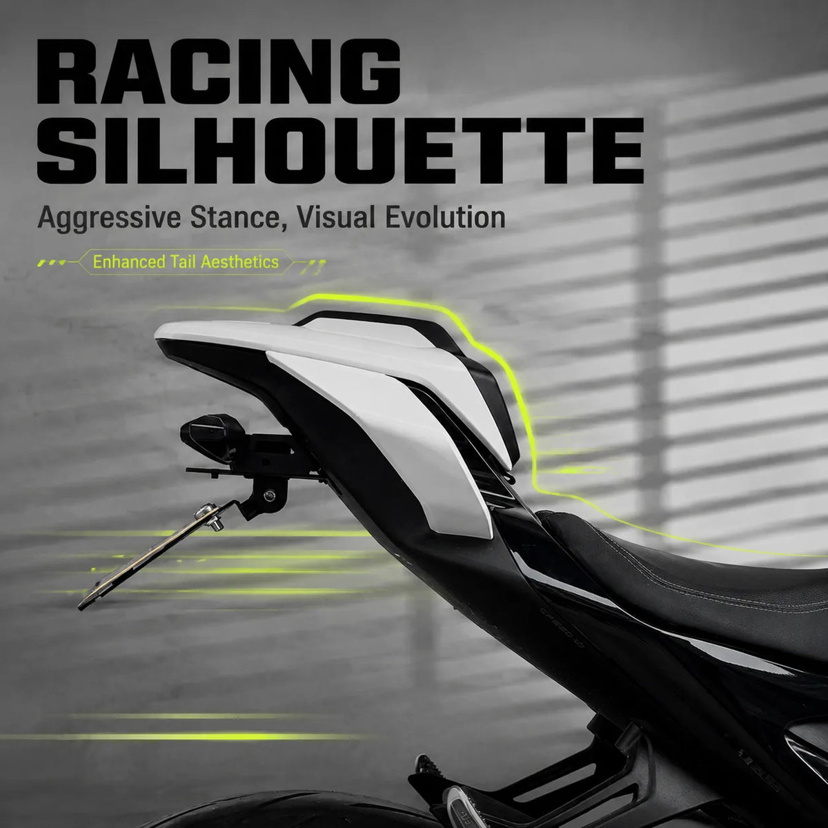 CFMOTO 675SR-R Seat Cowl, photo 5 of 10
