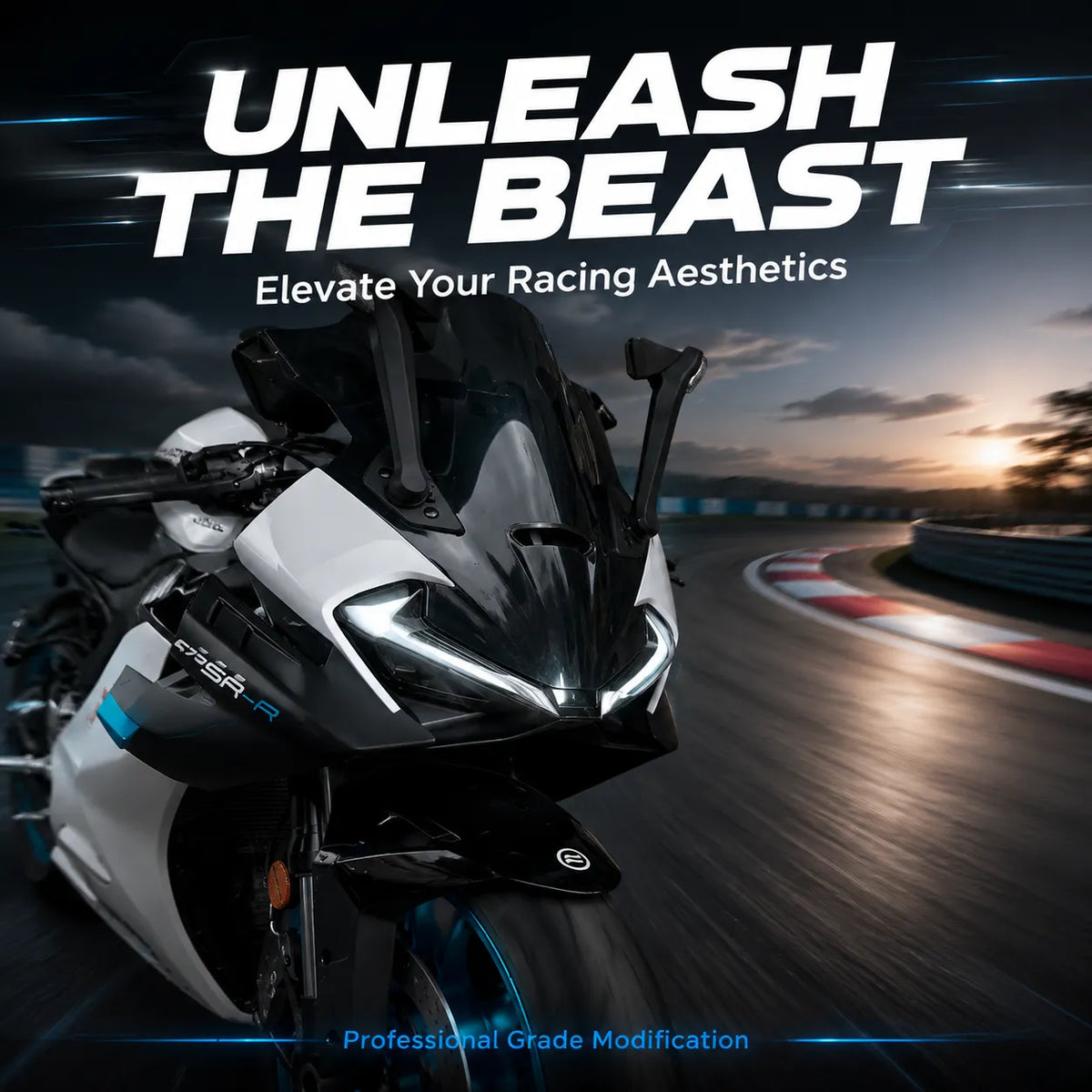 CFMOTO 675SR-R Lower Chin Fairing, photo 5 of 8